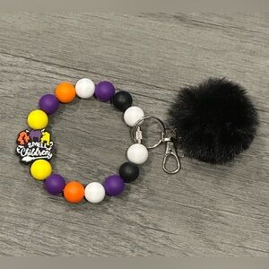 Handmade beaded keychain